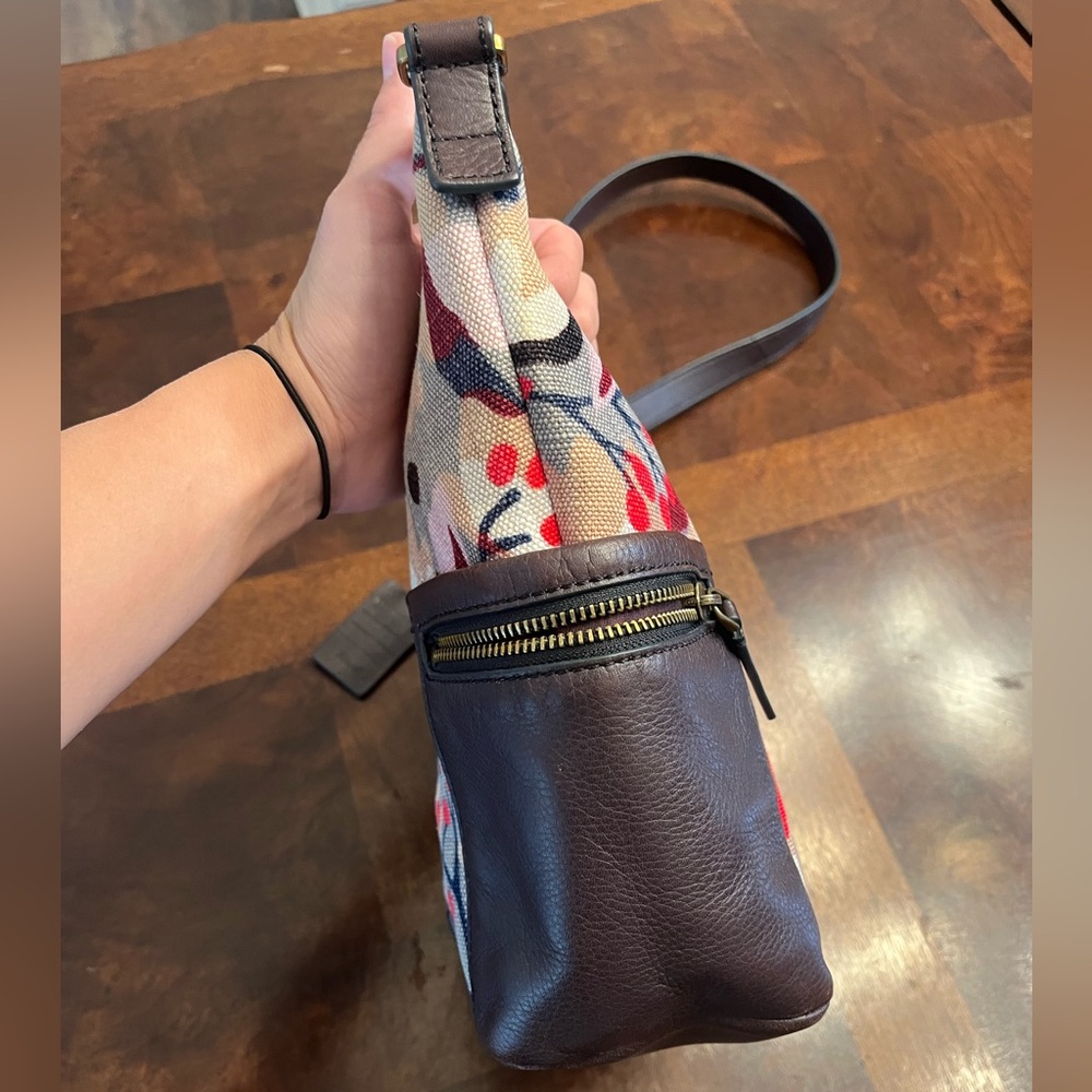 Fossil Women's Crossbody Bag - Floral Red and Black - Picture 4 of 13